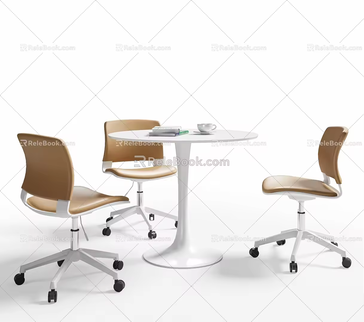 Modern Leisure Tables and Chairs Negotiation Tables and Chairs Round Tables and Chairs Office Tables and Chairs 3d model