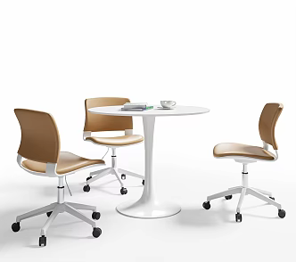 Modern Leisure Tables and Chairs Negotiation Tables and Chairs Round Tables and Chairs Office Tables and Chairs 3d model