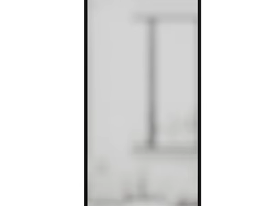 Full Length Modern Mirror With Decorative Silver Frame For Bedroom Wall 3d model