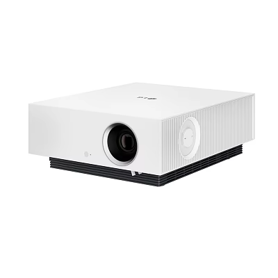 White LG Projection Monitoring Device With Sleek Design And High Resolution 3d model