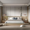 Japanese Style Bedroom Interior Design With Wooden Bed Sliding Doors And Natural Tones
