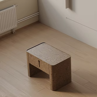 Modern Bedside Cabinet 3d model