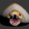 modern snake cobra venomous snake python 3d model