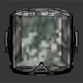 Camouflage Tactical Helmet With Protective Goggles Military Style Geometric Pattern Design