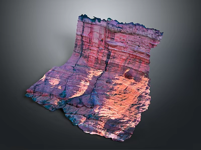 Natural Stone And Wood Elements With Textured Surfaces And Organic Patterns 3d model