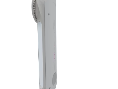 White Handheld Garment Steamer With Ergonomic Design And Steam Function 3d model
