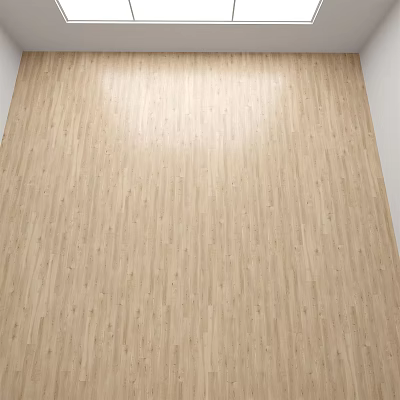 Natural Light Colored Wooden Flooring With Smooth Surface And Wood Grain Texture 3d model