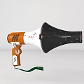 Orange Black Commercial Handheld Portable Business Equipment With Green Strap And Safety Alarm