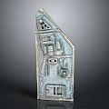 Architectural Model Of Modern Building With Geometric Shape And Detailed Facade Design