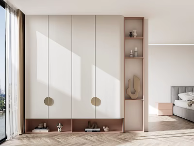 Modern Wardrobe Partition Cabinet Locker Cabinet 3d model