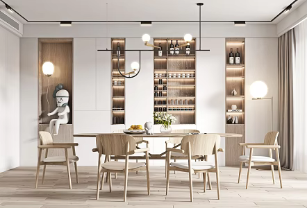 Nordic Restaurant 3d model