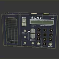 Sony Portable Digital Radio With Preset Direct Keypad And LCD
