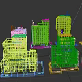 Modern Hospital Building Complex With Glass Facade Multi Storey And Medical Facilities