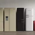 Stylish Refrigerators With Various Designs And Multiple Color Options For Modern Kitchen Spaces