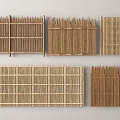 Wooden Fence Designs With Various Slatted Panel Styles For Outdoor Spaces