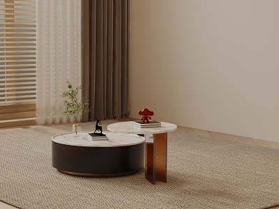 Modern coffee table model