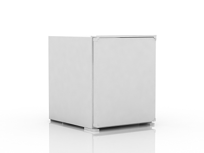 Modern refrigerator 3d model