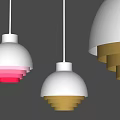 Light Luxury Chandelier Simple Chandelier 3d model