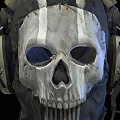 Tactical Skull Pattern Hat With Headphones And Mask Design Elements