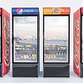 Vending Machine Cold Drink Storage Cabinet Freezer Beverage Vending Machine 3d model