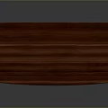 Elegant Dark Wooden Desk With Drawers Smooth Surface And Classic Design