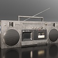 Retro Radio 3d model