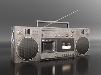 Retro Radio 3d model