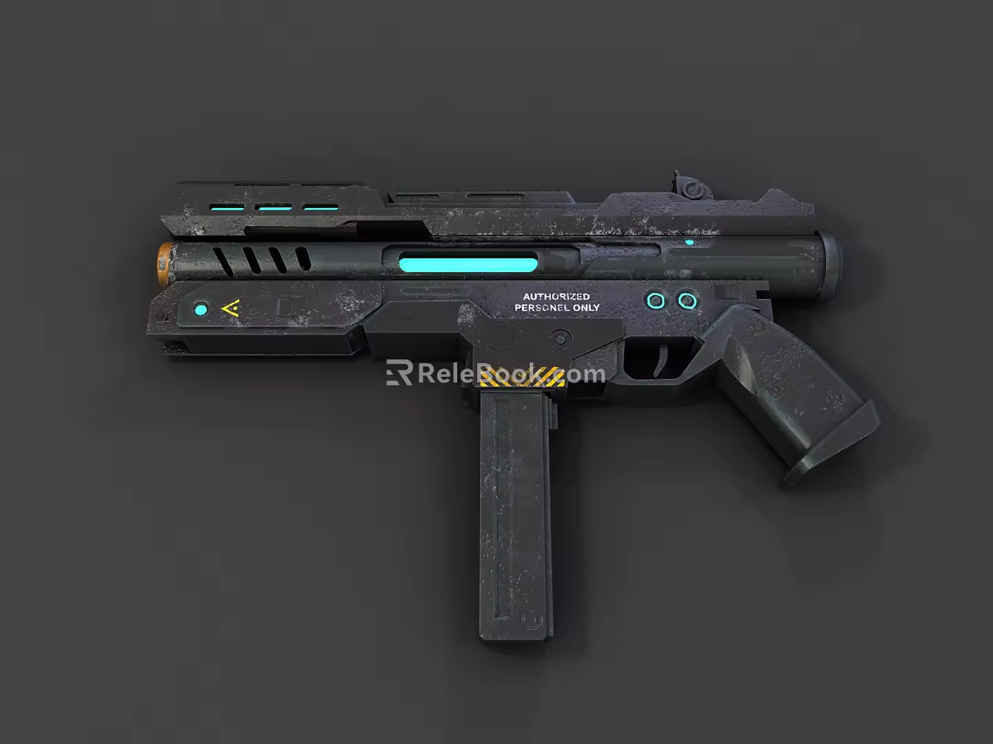Modern Gun Sci-Fi Gun 3d model