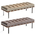 Barcelona Bench Barcelona Bench Sofa Stool 3d model