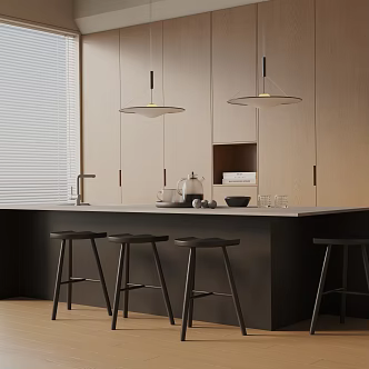 Modern table combination 3d model