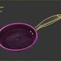 Pan Flat Pan Flat Frying Pan Frying Pan 3d model