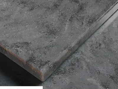 Gray Textured Construction Component Featuring Granular Surface And Durable Design 3d model