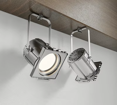 Modern Metal Downlights and Spotlights Ceiling Mounted Elegant Lighting Design Fixtures 3d model