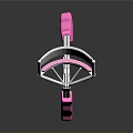 Stylish Eyelash Curler With Pink Handles And Silver Metal Frame For Daily Use