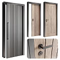 Modern Swing Door Designs With Wooden Panels Metal Frames And Stylish Handles