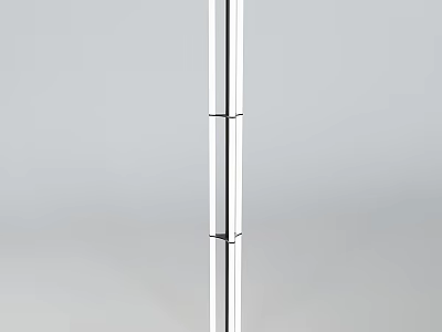 Modern Sleek Floor Lamp With Slim Metal Stand And Minimalist Design 3d model