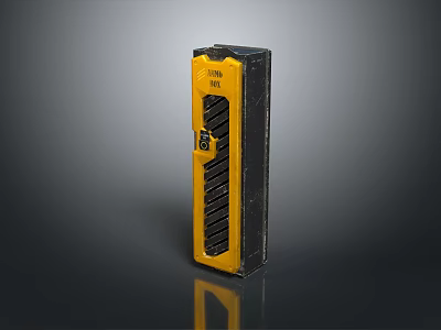Yellow Black Lighter Tool With Ergonomic Design For Daily Household Use 3d model