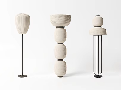 Quiet Floor Lamp 3d model