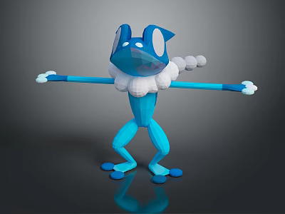 Frog Poison Frog Game Frog Reptile Cold Blooded Animal Reptile 3d model