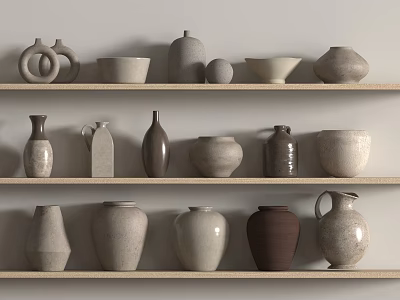 Quiet Pottery Pot 3d model