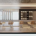 Modern Beauty Hair Salon Interior With Stylish Chairs And Soft Lighting Fixtures