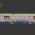 Victoria Regia Bus 06110 With White And Blue Exterior Design Details
