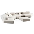 Modern Combination Multiplayer Sofa 3d model