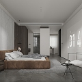 Modern Bedroom Minimalist Bedroom 3d model