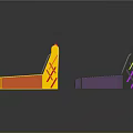 Colorful Skee Ball Machines With Neon Lights And Vibrant Hues On Dark Surface