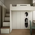 Modern Living and Dining Room Interior With Beige Sofa Wooden Cabinetry Decorative Paintings And Chandelier