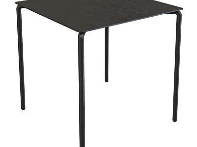 aluminium table several sides several 3d model