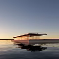 Modern Architecture Pier 3d model