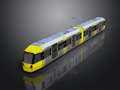 train light rail subway high-speed rail EMU train high-speed train high-speed locomotive EMU 3d model