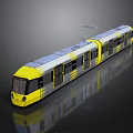 train light rail subway high-speed rail EMU train high-speed train high-speed locomotive EMU 3d model